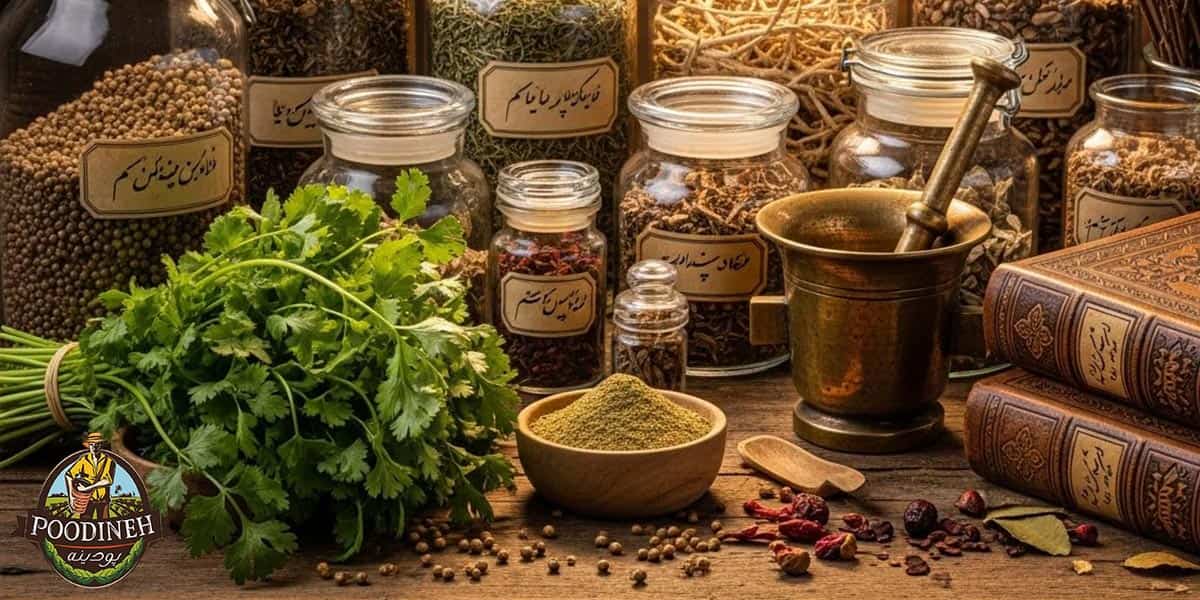 خواص گشنیز در طب اسلامی 